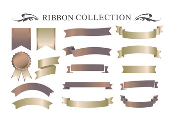 リボンのイラストコレクション