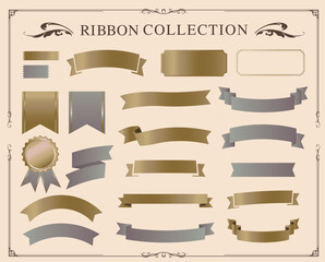 リボンのイラストコレクション