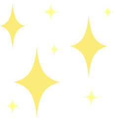 Sparkle Effect Clip Art Vector Illustration