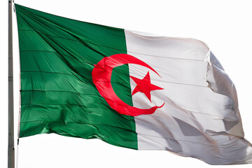 flag from Algeria, Africa