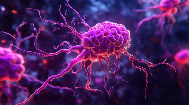 3D Illustration of human brain nerve tracts based on magnetic resonance imaging (MRI) data