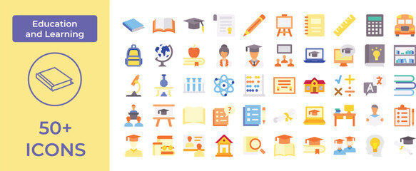 Education and Learning Icon Representing Knowledge, Growth, and Academic Pursuits, Perfect for Highlighting Schools, Online Classes, and Lifelong Learning with an Engaging and Informative Design.