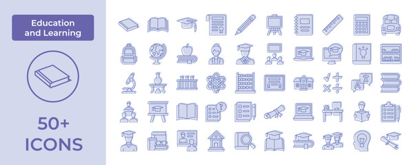 Education and Learning Icon Representing Knowledge, Growth, and Academic Pursuits, Perfect for Highlighting Schools, Online Classes, and Lifelong Learning with an Engaging and Informative Design.