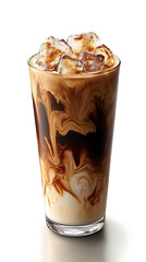 A refreshing glass of iced coffee