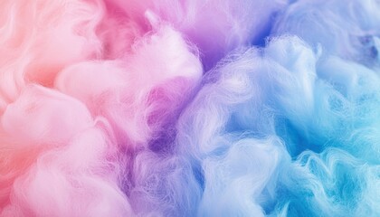 Fototapeta premium A soft and colorful abstract image featuring swirling pastel hues of pink and blue, creating a dreamy and ethereal effect.