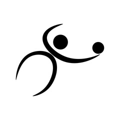 volley ball logo