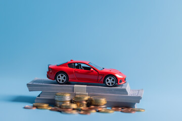 He decided to sell his old car and use the money from the sale to buy a new red car, which he...