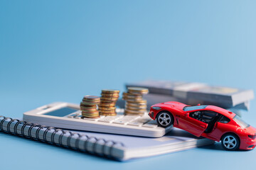 He decided to sell his old car and use the money from the sale to buy a new red car, which he...