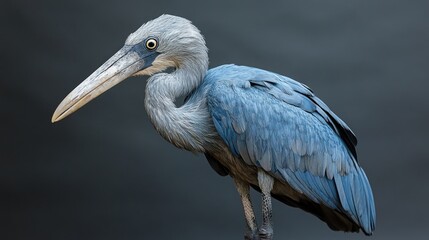 Fototapeta premium Shoebill Stork Close-Up Portrait