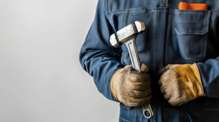 worker with hammer