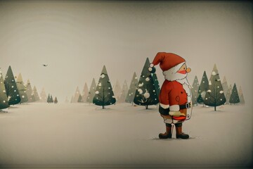 A cheerful Santa brings laughter tonight