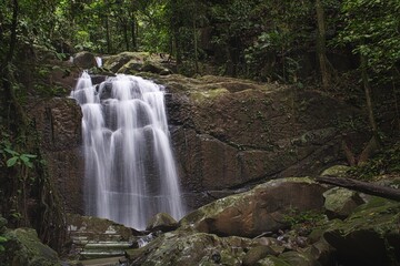 Fototapeta premium Waterfall at Sumatra