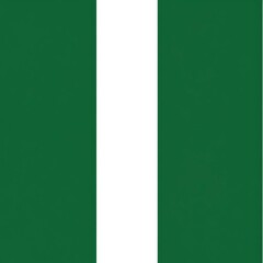 Fototapeta premium Nigerian flag retained shape.