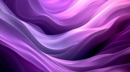 Fototapeta premium Dynamic abstract business background featuring swirling shades of purple with subtle gradients and geometric shapes that evoke a sense of innovation and creativity for professional presentations