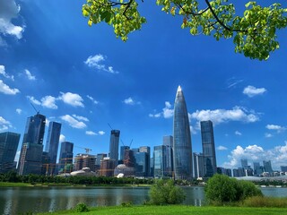 Obraz premium Walking at Shenzhen city