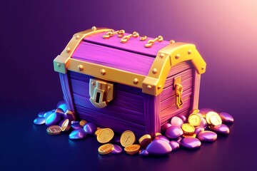 3D Secret Treasure: Buried Wealth of Adventure Game Wallpaper Background