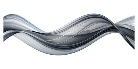 abstract grey wave curve lines designs on white background