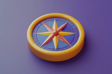 3D Treasure Compass: Tool for Finding Hidden Wealth Game Wallpaper Background
