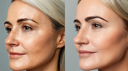 Before and after skin transformation showcase