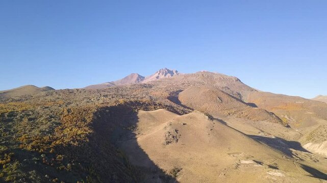 Stunning Drone Video Of Mount Erciyes: Breathtaking Blue Sky Adventure in Turkey