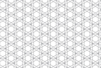 Seamless polygonal pattern in arabian style. From stars and polygons. Vector illustration.