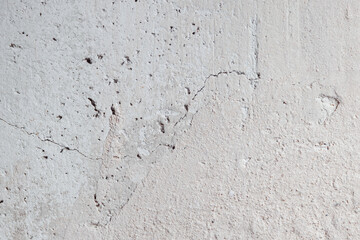 Plastered beige surface with cement material. Textured pattern with space for text. Texture of old gray concrete wall for background. Calm neutral spa background. 
