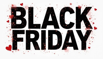 Black friday poster with text. Illustration for advertisentment or discount promotion	
