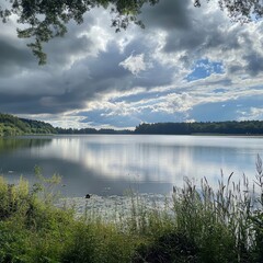 Lake Czorsztyn country view