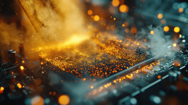 Applying Thermal Paste on a Chip