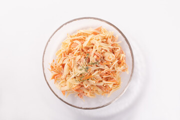 オニオンとカニ風味蒲鉾のマヨネーズ和えサラダ