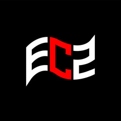 ECZ logo design, ECZ simple and modern logo. ECZ luxurious alphabet design