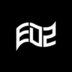 EDZ logo design, EDZ simple and modern logo. EDZ luxurious alphabet design