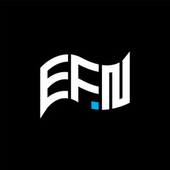 EFN logo design, EFN simple and modern logo. EFN luxurious alphabet design