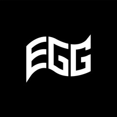 EGG logo design, EGG simple and modern logo. EGG luxurious alphabet design