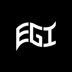EGI logo design, EGI simple and modern logo. EGI luxurious alphabet design
