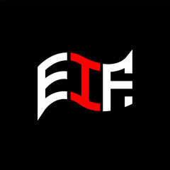 EIF logo design, EIF simple and modern logo. EIF luxurious alphabet design