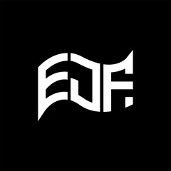EJF logo design, EJF simple and modern logo. EJF luxurious alphabet design