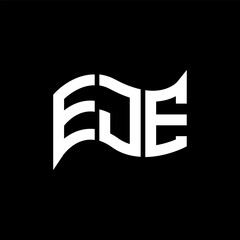 EJE logo design, EJE simple and modern logo. EJE luxurious alphabet design