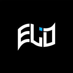 ELD logo design, ELD simple and modern logo. ELD luxurious alphabet design