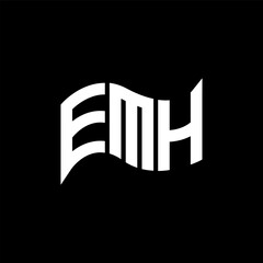 EMH logo design, EMH simple and modern logo. EMH luxurious alphabet design