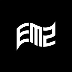 EMZ logo design, EMZ simple and modern logo. EMZ luxurious alphabet design