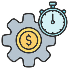 Efficiency  Icon Element For Design