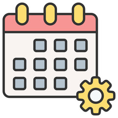 Schedule  Icon Element For Design