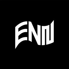 ENN logo design, ENN simple and modern logo. ENN luxurious alphabet design