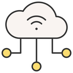 Iot  Icon Element For Design