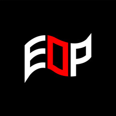 EOP logo design, EOP simple and modern logo. EOP luxurious alphabet design