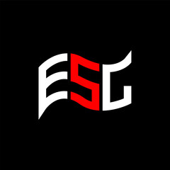 ESL logo design, ESL simple and modern logo. ESL luxurious alphabet design