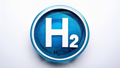 Obraz premium Hydrogen logo