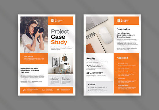 Case Study Flyer Layout