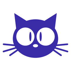 Crazy Cat Weird Funny Eyes Cool Grimace Cartoon Cute Meow Cats Cartoon Comic Fun Design Purr Cat Lovers Who Love Sweet Kittens Adorable Feline Playful Kitties Fur Baby Illustration Paw Pet Owners Like